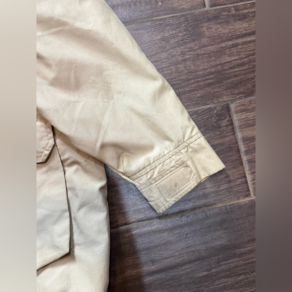 Beige Mountain Trails Plaid Lined Parka Jacket L - Picture 11 of 16